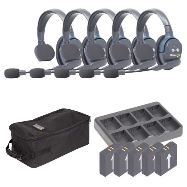 EARTEC ULTRALITE 5-S HD {UL5S} digital DECT Intercom Headset EARTEC ULTRALITE 5-S HD {UL5S} digital DECT Intercom Headset